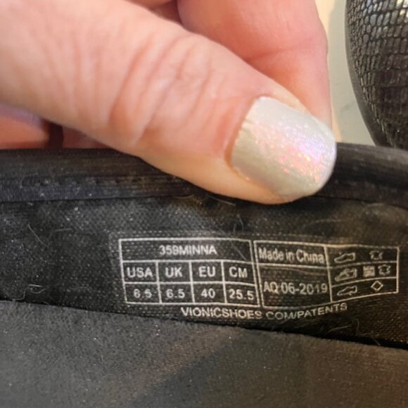 Vionic Spark Minna Slip-On Toe Cap Ballet Flat Shoe Sz 8.5 - Picture 10 of 11